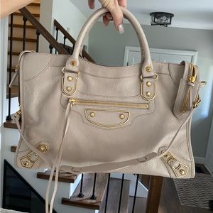 Authentic Balenciaga Classic Metallic Edge Bag